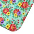 thumbnail image 5 of Pioneer Flower Floral Print Pattern Kitchen Dish Drying Mat 1 Pack, Ultra Absorbent Microfiber Drainer Mat, 16"x18", 5 of 6