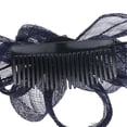 thumbnail image 4 of Señora De Las Mujeres Pluma Nupcial Fascinator Cóctel Sombreros Tocados Diadema Azul Oscuro Sunnimix Tocado de Gatsby de los años 20, 4 of 8