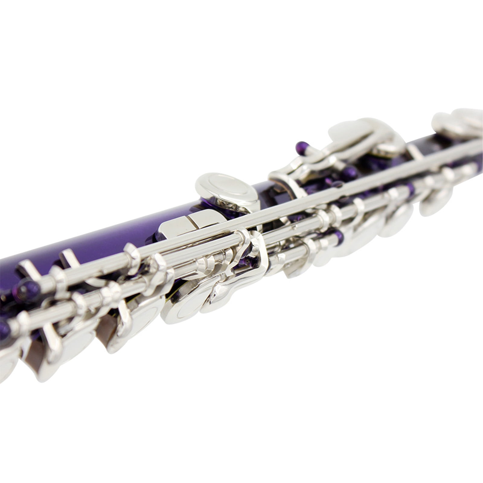 Professional 16 Hole Flute with E Key C Tone Closed Hole Flute With Bag Cleaning Cloth for Beginners Student