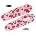 thumbnail image 5 of Yuyamidu Strawberry Car Front Seat Armrest Cover Flower Armrest Cover for Car Pink Auto Armrest Protector Accessories for SUV Truck Car Interior Accessories, 5 of 7