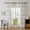 Black, variant on Sunyuer Embroidered Premium Soft Decorative Sheer Voile Light Filtering Grommet Window Treatment Curtain Drapery Panels Bedroom & Living Room - Set of 2 Panels