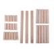 thumbnail image 4 of Palitos de madera redondos, palitos de madera para manualidades, madera para modelismo, kit de construcción 6 piezas 70mm, 4 of 9