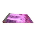 thumbnail image 2 of Ahgly Company Indoor Round Abstract Purple Modern Area Rugs, 3' Round, 2 of 4