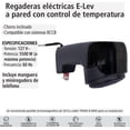 thumbnail image 5 of Regadera electrónica de temperatura progresiva, Negra negro, 5 of 5