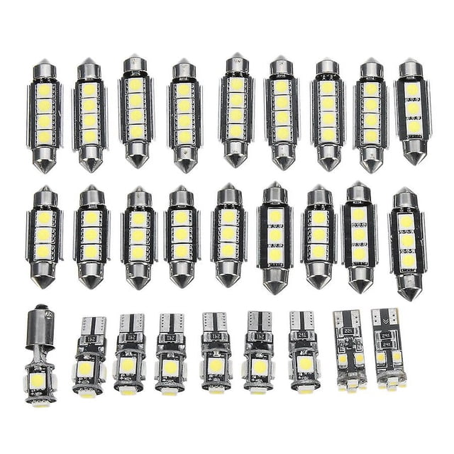 27 piezas de kit de luces LED blancas para coche para E-Class W211 2002-2008