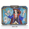 thumbnail image 2 of 5 Dice Fidget Card with Dice Roller Button, Pocket-Sized Press Pop-Up Stress Relief Toy for Adults, EDC Gadget for Anxiety, Office Desk, Classroom Focus (5 Dice), 2 of 5