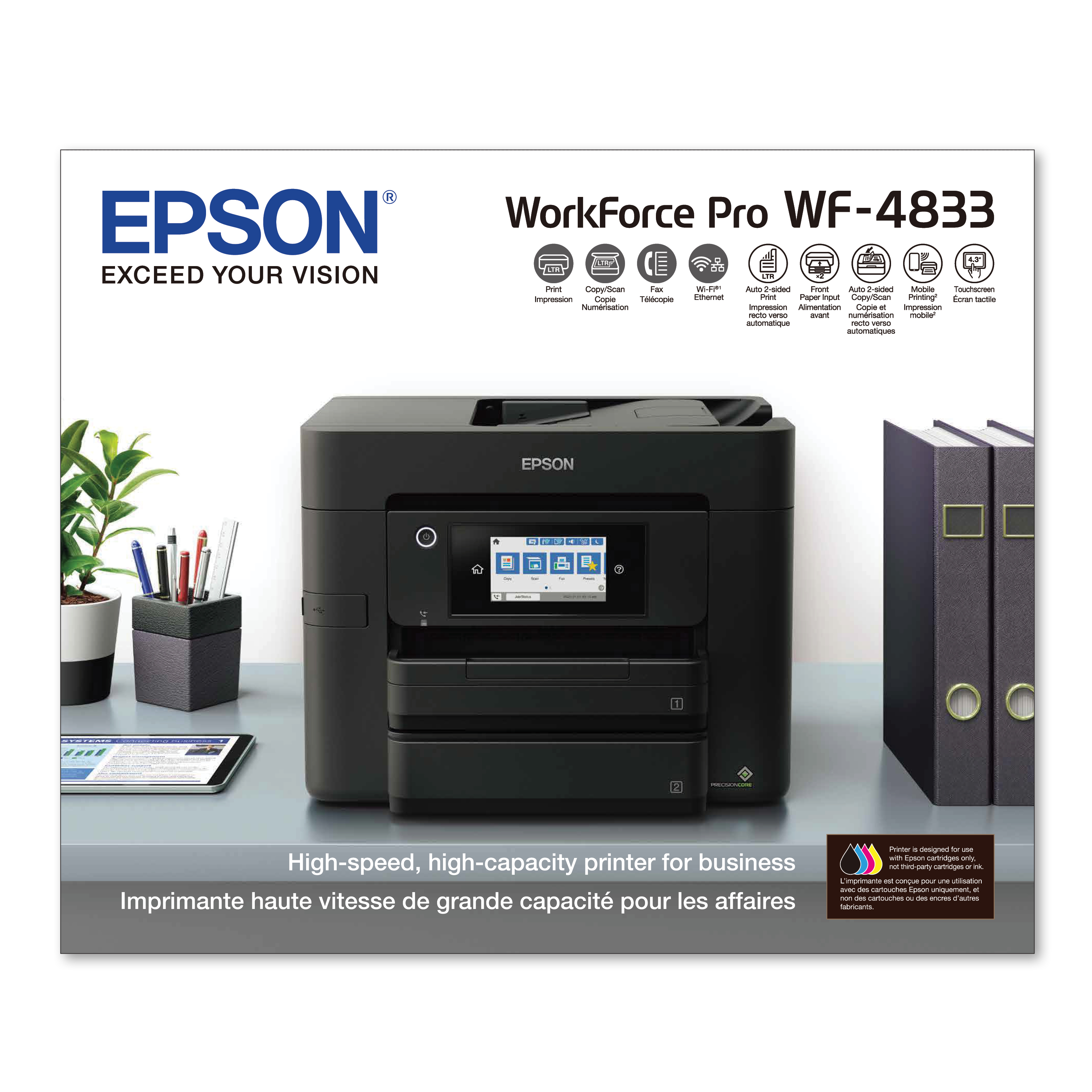 Epson WorkForce Pro WF-4833 Wireless All-in-One Printer photo 6