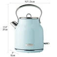 Haden Heritage, Vintage BPAFree Metal Electric Home Kettle, 1.7L
