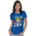 thumbnail image 3 of Dennis The Menace Party in the USA Women's T Shirt Ladies Tee Brisco Brands M, 3 of 5