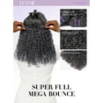 thumbnail image 3 of LUVME 20" Messy Burmese Curly Bundle Brazilian Virgin Human Hair Weave Extensions Natural Black for Women, 3 of 8