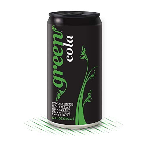 Green Cola Zero Sugar, Zero Calories, Naturally Sweetened with 100 Stevia Leaf Extract