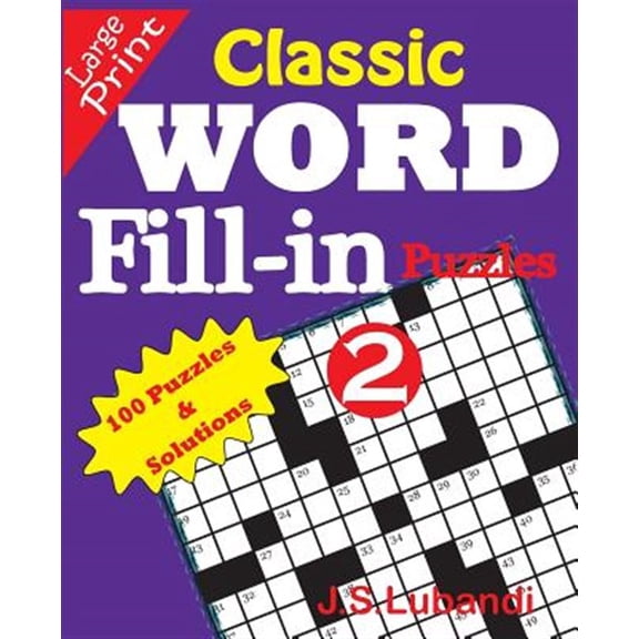 Pre-Owned Classic Word Fill-in Puzzles