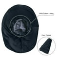 thumbnail image 5 of Waterproof Hat for Hiking UPF 50 UV Sun Protection Wide Brim Women's Flap（Dark Gray）, 5 of 6