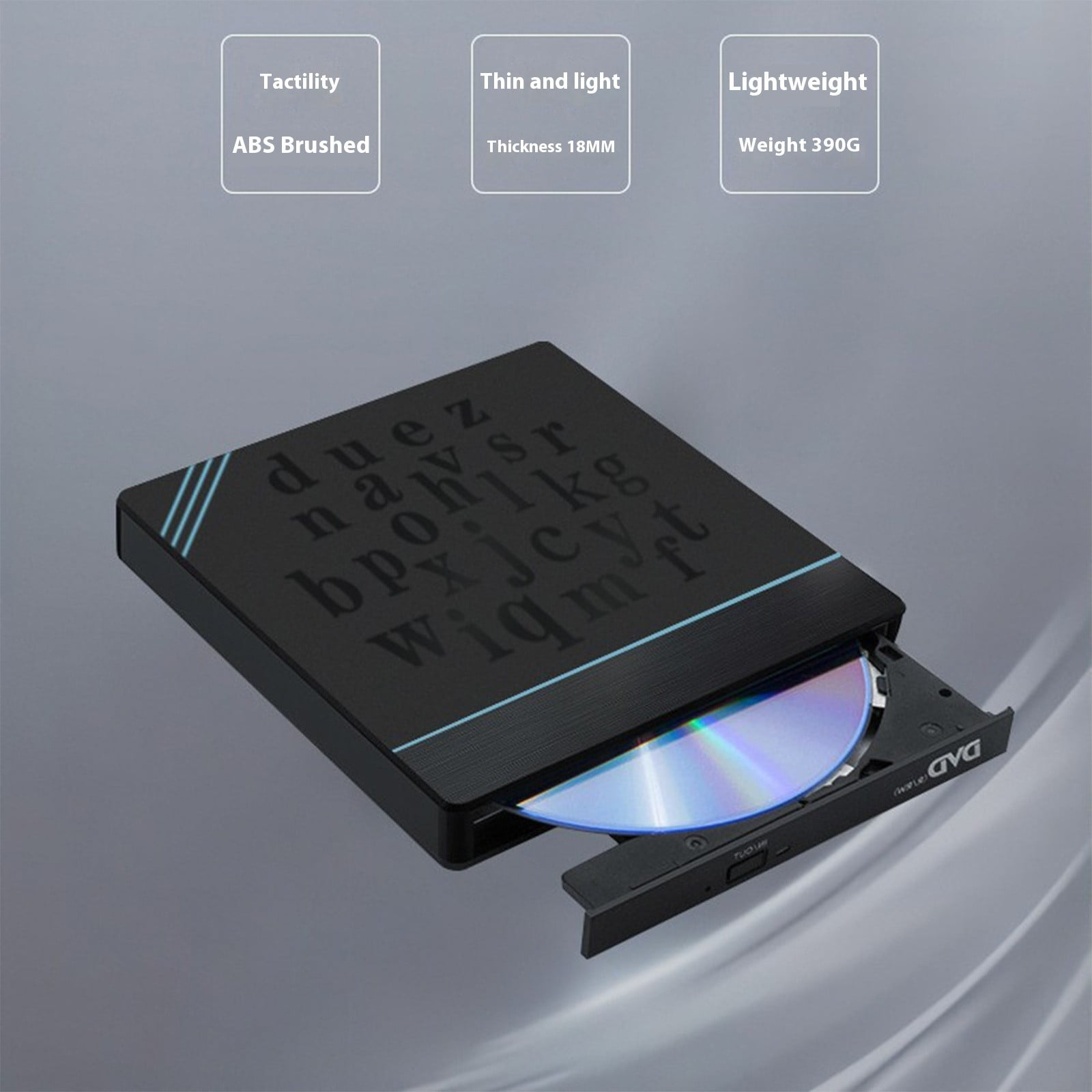 External Disc Drive Disc Burners External Drive with Quick Load for Travel Computer Need Quality Burning