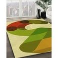 thumbnail image 2 of Ahgly Company Indoor Rectangle Patterned Dark Bronze Brown Area Rugs, 3' x 5', 2 of 6