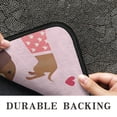 thumbnail image 6 of Colorful Funny Dachshund Door Rugs,Washable Non Slip Door Mats Indoor,Decorative Door Mats,Entry Mat Indoor for Entrance,Bedroom,Kitchen,Bathroom,30"x17", 6 of 6