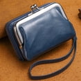 thumbnail image 7 of ZhyrZng Coin Purse For Women For Daily Carry - Mini Classic Womens Wallet With Zipper Closure Multi Compartment Card Holder Golden Tone Hardware Snap Design For Shopping Travel, 7 of 7