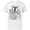 White, variant on Star Wars The Mandalorian Muted Warrior - Short Sleeve Cotton T-Shirt for Adults - Customized-Athletic Heather