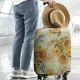 thumbnail image 2 of Light Blue Sunflower Pattern Luggage Cover Fashion Suitcase Cover Baggage Covers Fit 25-28 Inch Luggage (Go Travel), 2 of 5