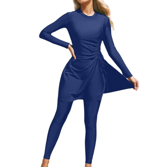 MuXiKeJi Clothes Women's Swimwear Suit Rash Guard Long Sleeve Swimsuit Surfing Bathing Suit Wetsuit