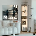 thumbnail image 4 of FENLO Wood Corner Shelf with Dimmable LED Floor Lamp, 4 of 6