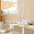 thumbnail image 5 of Cat Hammock, Boho Wall Mounted Cat Swing Bed, Hanging Cat Bed for Indoor Cats, Wall Furniture (11.8" x 35.4", Cushions not Included), 5 of 7