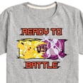 thumbnail image 3 of Pokémon - Pikachu Mewtwo Battle - Youth Short Sleeve Graphic T-Shirt, 3 of 5