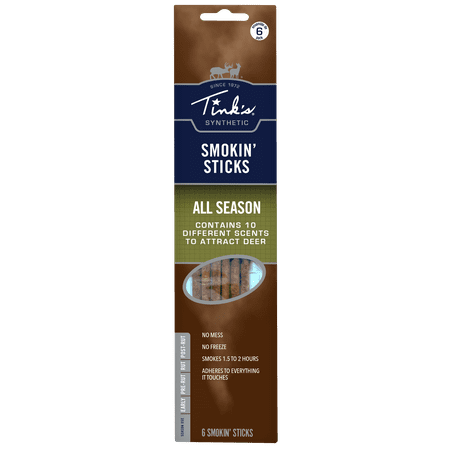 TINKS SMOKIN STICK ALL SEASON DEER ATTRACTANT 6 STICKS