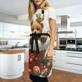 thumbnail image 3 of JSTEL Christmas Bear Apron with 2 Pockets for Women Men Adjustable Garden Bib, 3 of 5