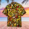 thumbnail image 5 of Camisas para hombre, fiesta mexicana, camisetas creativas con estampado 3D, nuevas camisas hawaianas casuales holgadas sin bolsillos de manga corta de alta calidad, 5 of 5