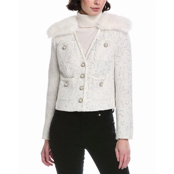 Walter Baker womens Hellen Jacket, l, White