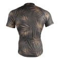 thumbnail image 4 of joogoo Golden Leaves Pattern Men's Cycling Jerseys Mountain Bike Short Sleeve Tops 3XL, 4 of 7