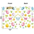 thumbnail image 5 of FORMRS Acrylic Clipboard with Low Profile Clip Standard A4 Letter Size, 12.5" x 9", Colorful Easter Eggs, 5 of 8