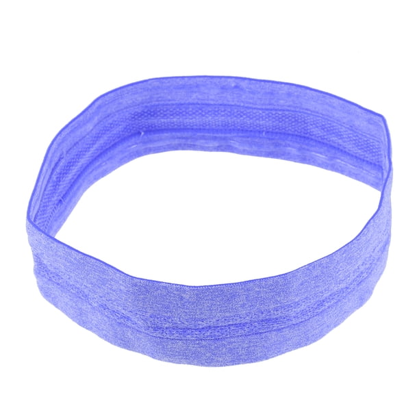 1 Uds diademas, bandas para el sudor, diadema elástica que absorbe la humedad, para deportes de fitness, poliéster, silicona, púrpura