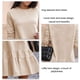 thumbnail image 4 of Vestido de una pieza de manga larga,Vestido de manga larga para mujer Vestido con dobladillo con volantes Vestido suelto Máxima confiabilidad, 4 of 5