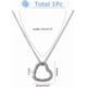 thumbnail image 2 of Collar porta anillos de acero inoxidable, cadena de protección para anillos, joyas para bodas, compromisos, cumpleaños, San Valentín, regalos para esposas, enfermeras y damas., 2 of 9