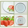 thumbnail image 6 of Novomoskovsjka Posuda Strawberry Enamel Serving Bowl Set of 2 pcs Shatterproof Enameled Steel Fruit and Salad Bowls for Cooking Enamel Mixing Bowl for Indoor and Outdoor Use Metal Bowls, 6 of 10