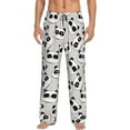 thumbnail image 2 of Kdxio Cute Panda Print Men's Sleep Pajama Pant Lounge Pants with Pockets, 2 of 8