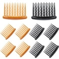 thumbnail image 2 of 12 Pieces Plastic Hair Combs, Tortoise Side Comb Hair Accessories for Fine Hair (Black, Dark Brown), 2 of 5
