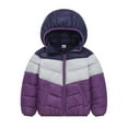 thumbnail image 3 of Byoo Tween Boy Puffer Jacket Colorblock Full Zip Padded Lightweight Hooded Down Coat Comfort Warm Cloth for Kids, 3 of 6