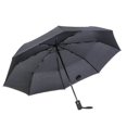 thumbnail image 1 of Automatic Small Compact Travel Umbrella - Black, 1 of 5
