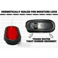 thumbnail image 5 of (6) Trailer Truck LED Sealed RED 6 Inches Oval Stop/Turn/Tail Light Marine Waterproof, 5 of 8