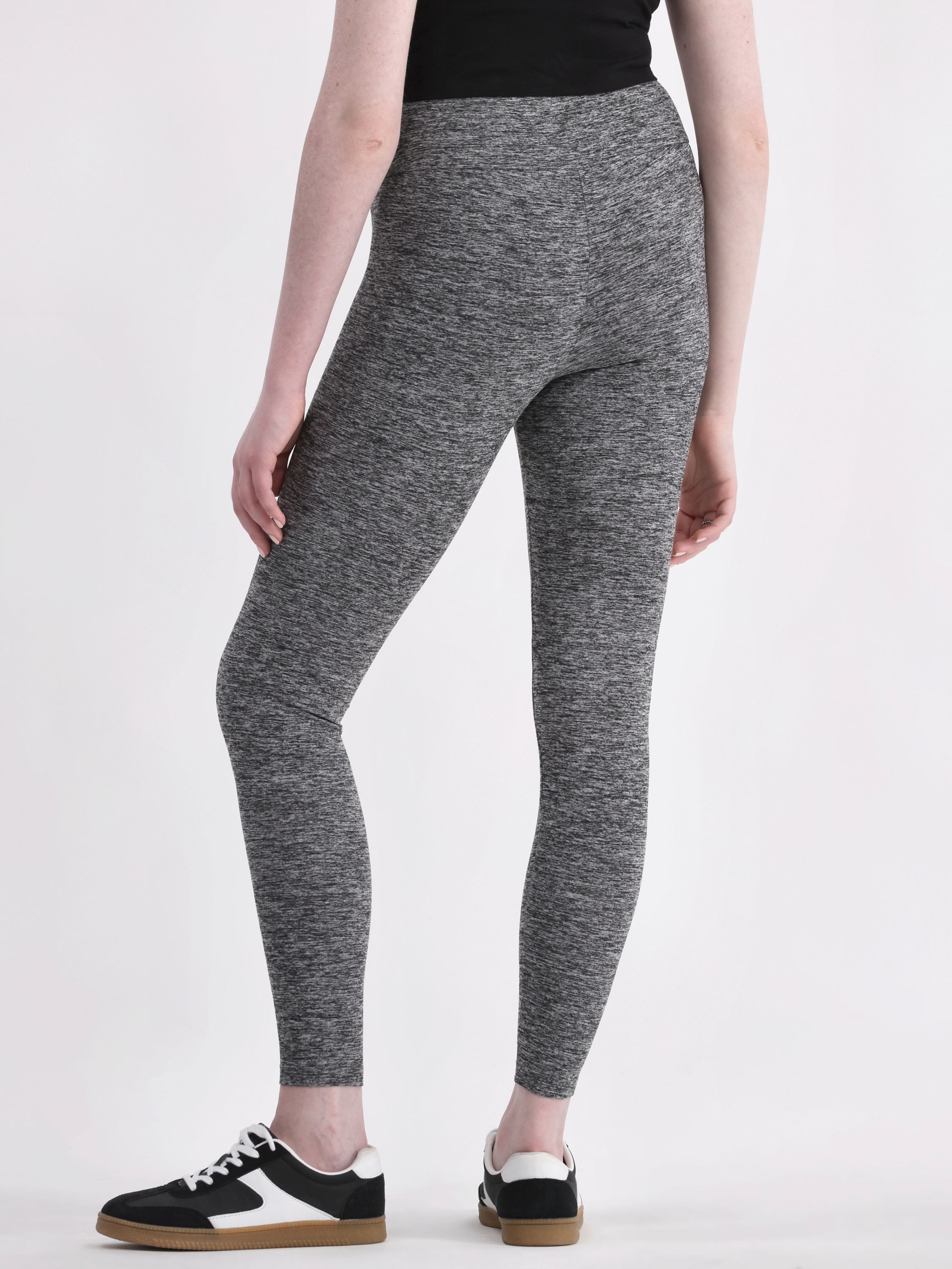 No Boundaries Faux Sueded Ankle Leggings, 27.5”Inseam, 1 or 2-Pack, Women's & Women's Plus Sizes XXS-4X