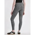 thumbnail image 2 of No Boundaries Faux Sueded Ankle Leggings, 27.5”Inseam, 1 or 2-Pack, Women's & Women's Plus Sizes XXS-4X, 2 of 5