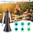 thumbnail image 2 of Fly Fans for Tables Rechargeable, Flies Fan USB, Fly Repellent Outdoor Patio to Keep Bugs Away by Soft Blades, Food Fans for Camping, Picnic, Fishing, 6PCS, 2 of 5