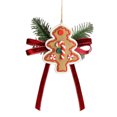 thumbnail image 2 of Dserfhy Christmas Ornament Small Boot Mitten Santa Snowman Gingerbread Man Xmas Tree Hanging Ornament Holiday Decorative Car Pendant for Wall Door Window Decor, 2 of 8