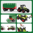 thumbnail image 4 of LINXUXIE Farm Animal Set,Farm Barn Playset with Tractor, Trailer, Horse Stable, Fence and Farm Accessories, Birthday Gifts for Kids 3-5 5-8 8-12 Year Old, 4 of 7