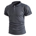 thumbnail image 5 of DailkTrvid Men Quick Dry Work Shirt Athletic Short Sleeve Blouse Fashion Tops Breathable T-Shirt Moisture Wicking Performance Tees, 5 of 6