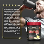ALLMAX Nutrition ISOFLEX Whey Protein Isolate Powder, 27g Protein, Vanilla, 425g, 14 Servings