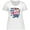 AA-White, variant on Happy 4th of July with Patriotic Flamingo Women's Plus Size T-Shirt